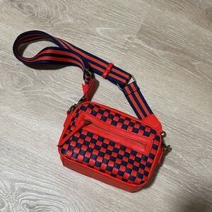 Universal Thread Red and Blue Checkered Crossbody Bag